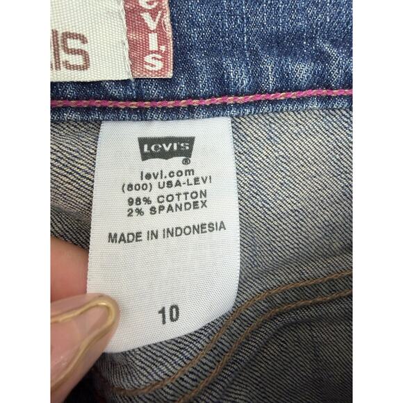 Levis Womens Capris Size 10 Nouveau 515 Denim - Picture 4 of 11
